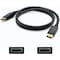 Add-On Addon 91.00Cm (3.00Ft) Displayport Male To Male Black Cable DISPLAYPORT3F - alternate 1